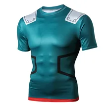 3D печати мой герой Колледж Зеленая долина упражнения одежды одежда для фитнеса GYM Спортивная футболка Для мужчин Fit Спортивная одежда для бега футболка