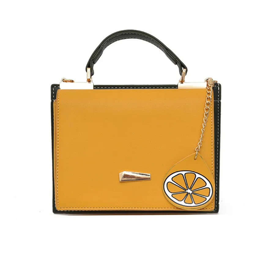 

New All-In-One Women's Bag Trend PU Bag Simple Watermelon Pendant Single-Shoulder Cross-Body Handbag