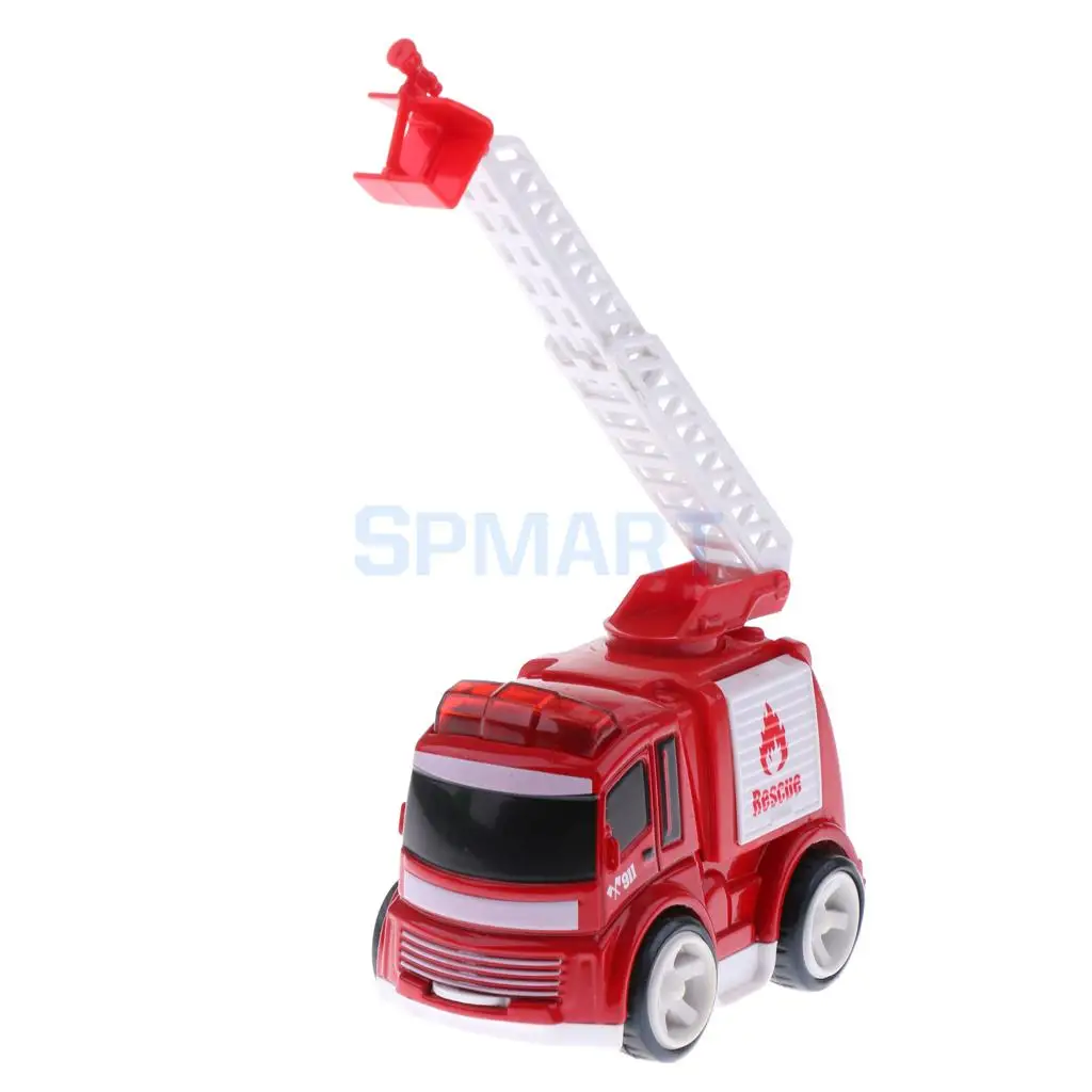 1:64 Scale Alloy Ambulance/Fire Truck Model Diecast Car Kids Children Vehicles Toy Collections Desktop Decor