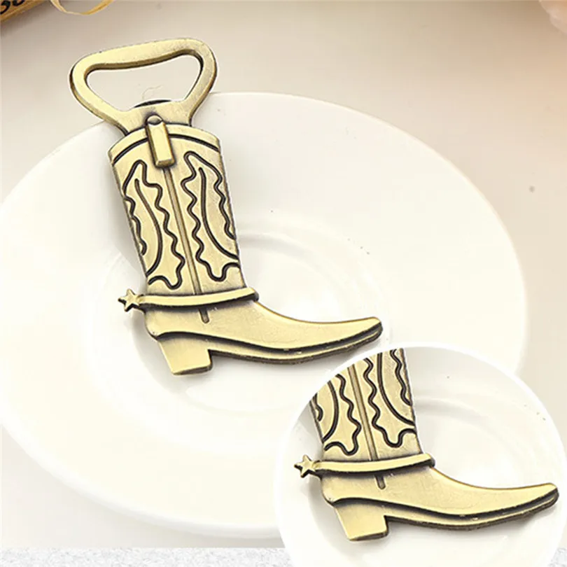 Bottle Opener Creative Retro Cowboy Boot Bottle Opener Metal Opener Birthday Wedding Party Kitchen Tools otwieracz do piwa#4JY1