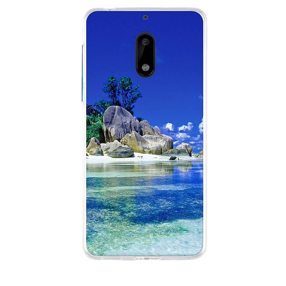 Для nokia 6 силиконовый чехол для nokia 6 TA-1033 TA-1021 задняя крышка чехол с узором для nokia 6 Funda бампер 5,5 дюймов Чехол - Цвет: 15