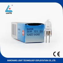 64258 12 В 20 Вт лампы NAED 54262 химии анализатор 340nm-700nm аналитической 12 В 20 Вт G4 УФ лампы накаливания галогенная лампа 64258-C