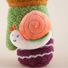 Детские перчатки, зимние перчатки для девочек мальчиков плотные перчатки, теплые флисовые варежки, митенки детские, детская вязаная одежда, Детские аксессуары