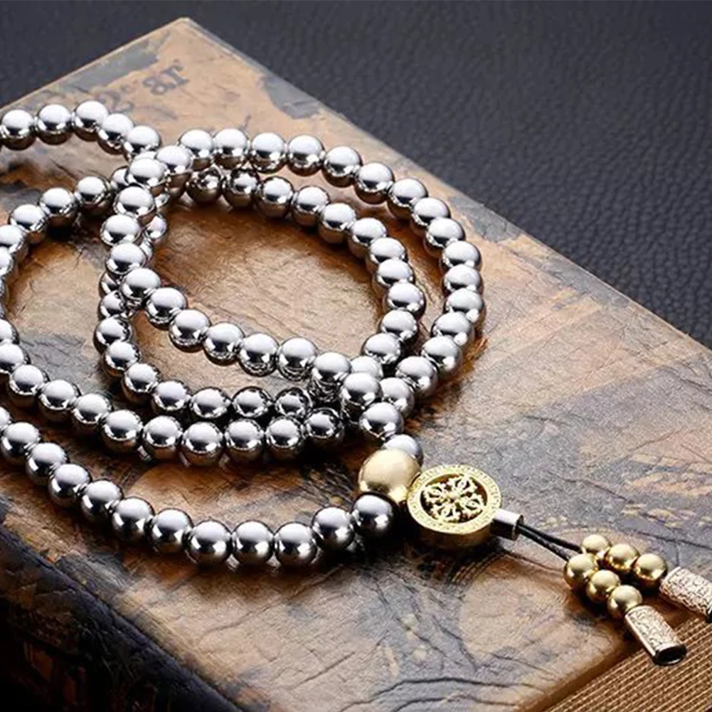comprar Proteção pessoal Ferramenta de Auto Defesa Buda Beads Colar Jóias Cadeia Chicote Ferramentas de Auto defesa Ao Ar Livre