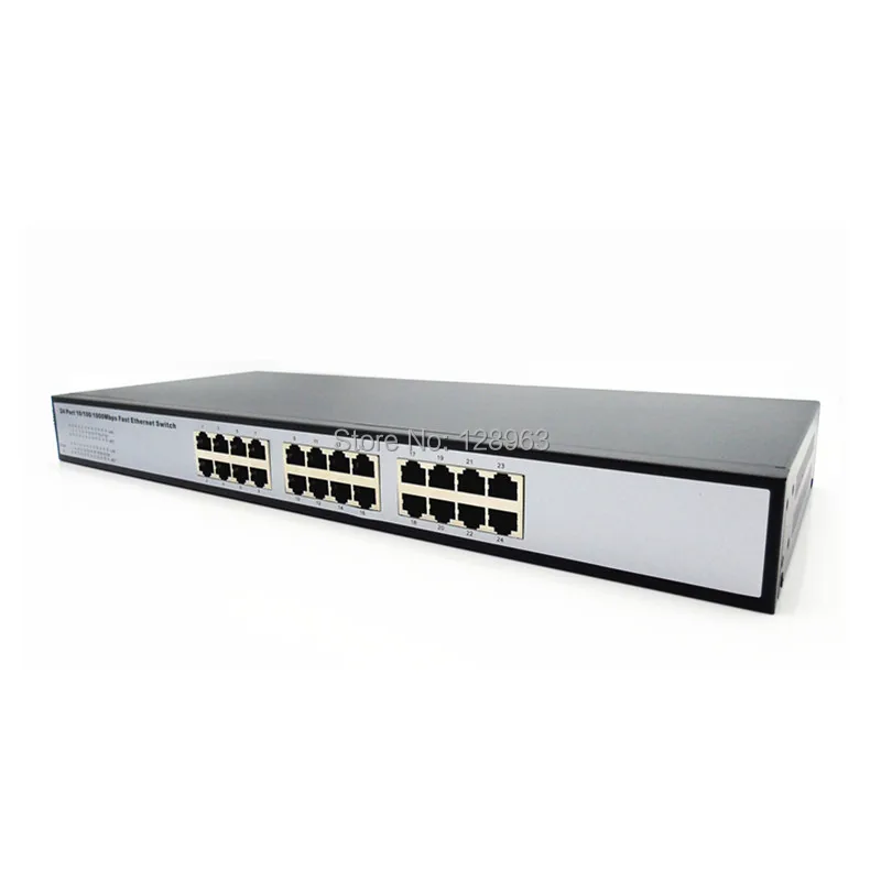 Ручной сетевой коммутатор 24 порта 1000 м гигабитный ethernet для ip камеры. Ip телефон