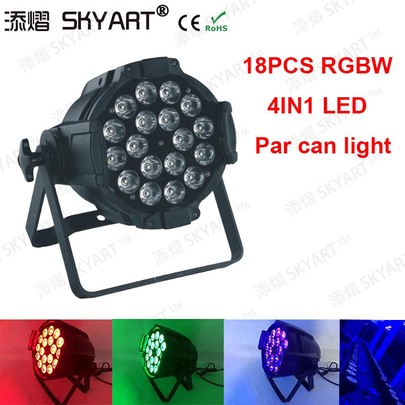 

18x10w RGBW 4in1 Aluminum Concert Stage Lighting Indoor LED Par Light