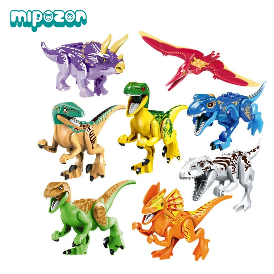 Детский конструктор Мир Юрского периода MIPOZOR 2018 8 шт./лот|block toys|building blocks toytoys for |