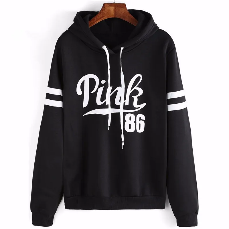 2019 Hot Sale Letter Printed European and American Hooded Autumn and Winter Plus Velvet Long-sleeved Jacket 2019 Hot Sale Letter Printed European and American Hooded Autumn and Winter Plus Velvet Long-sleeved Jacket