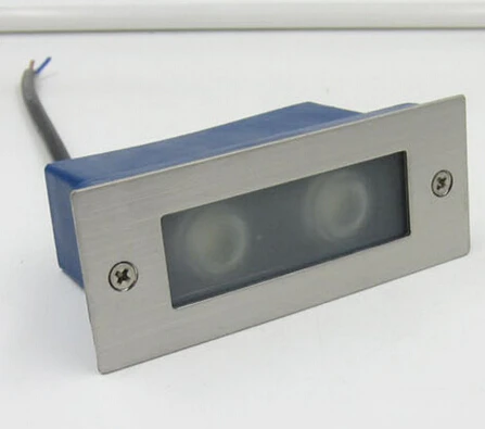 

Wholesale price 2W IP68 LED Stair/step Light recessed Indoor outdoor Wall corner lamp for villa,hotel lobby Stairway Night Light