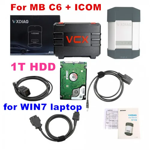 Продвижение. .. VXDIAG VCX Diagnosis 1T HDD для BMW и BENZ 2 в 1 сканер ICOM NEXT MB C6 star DoIP Audio better C4 C5 |