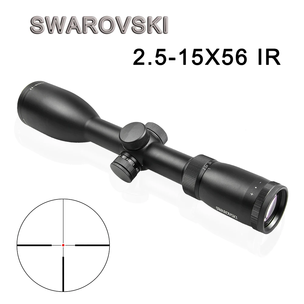 Swarovskl 2,5-15x56 IRZ3 рихткийкерс F15 красная точка сетка тактический прицел целевой телескоп