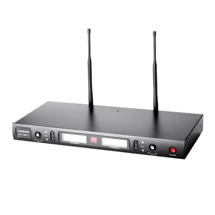 Takstar TS-8807 UHF 무선 마이크 시스템 FM 2 수신기 및 송신기 KTV 및 회의 및 무대 공연 부티크 뜨거운