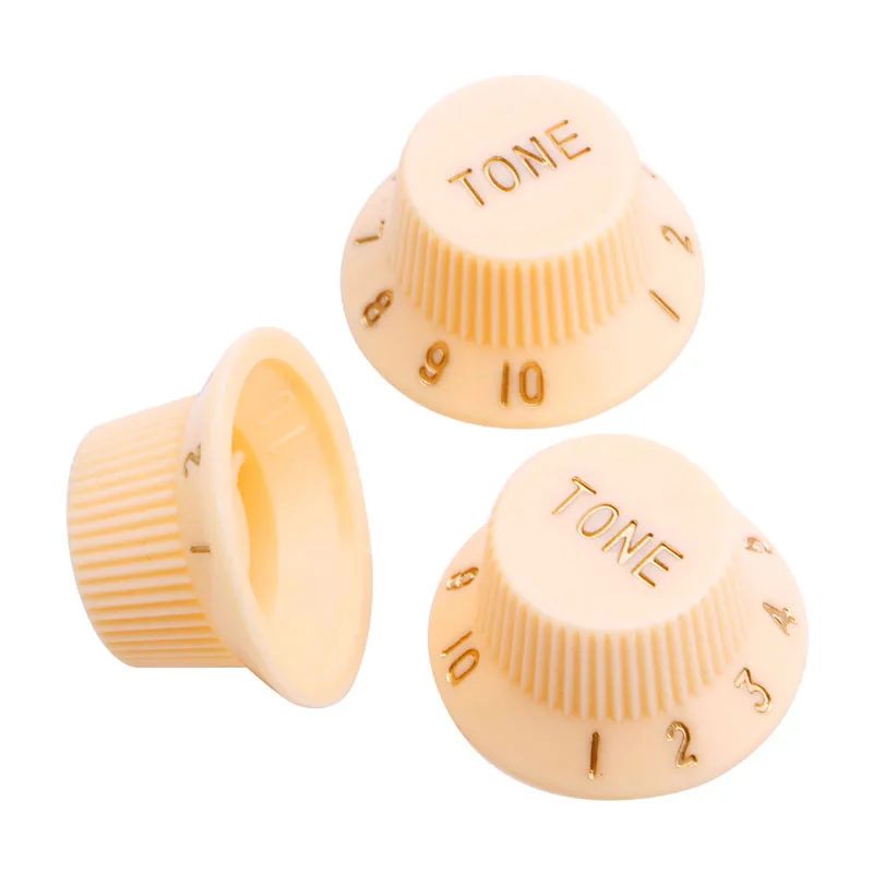

Cream Guitars Volume Knob 1-Volume 2-Tone Control Knobs For Fender Stratocaster