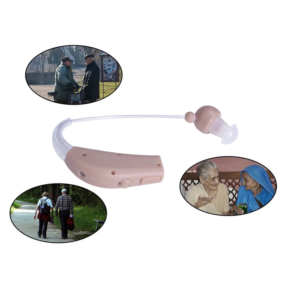 New Rechargeable ear hearing aid mini device ear amplifier digital hearing aids behind the ear for deaf elderly