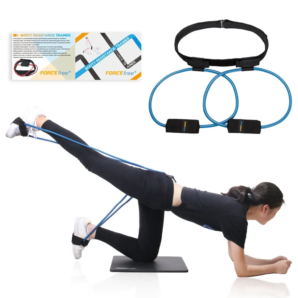 

Booty Bands System - Butt Workout Resistance Belt, Tone Firm and Build Lift Shape Glute and Lower Body Muscles Fitness Exercise
