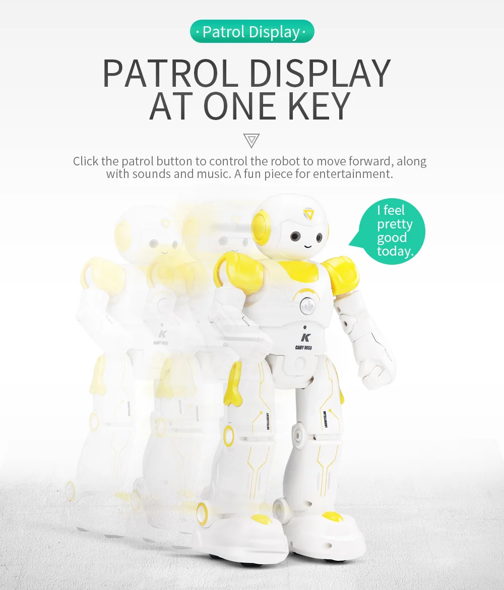 JJRC R12 Remote Control Smart Robots Cady Wiso RC Robot Gesture Sensing Touch Intelligent Dancing Electronic Toy For Children (6)