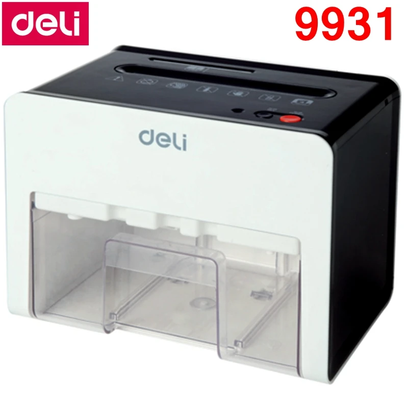 [Readstar] Deli 9931 мини настольных электрический измельчитель 2.5l объем 220-230vac/50 Гц 3x10 мм безопасности 5 автоматическая остановка Бумага Шредер