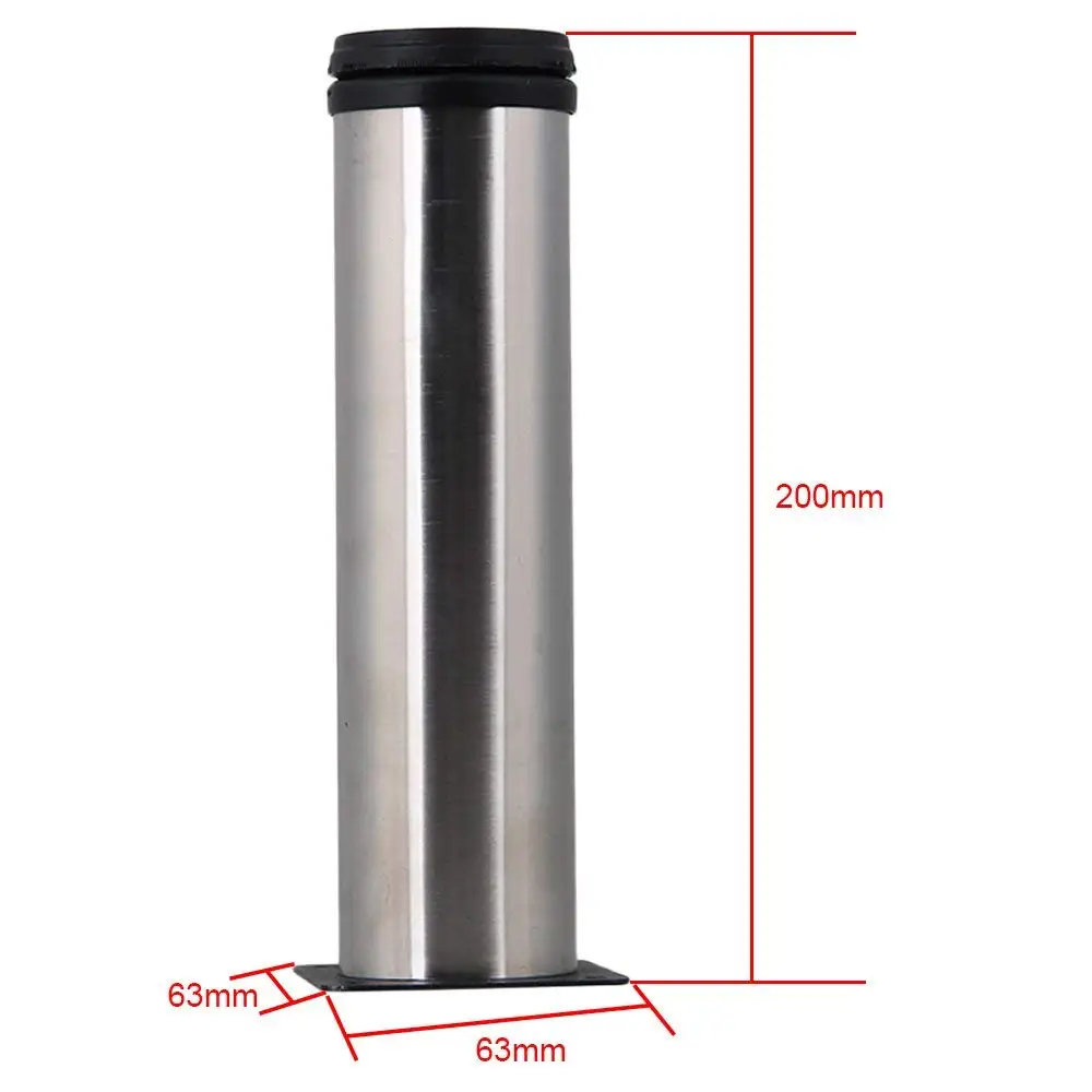 Stainless Steel 2 Inch Kitchen Furniture Cabinet Adjustable Leg Feet Pack of 4