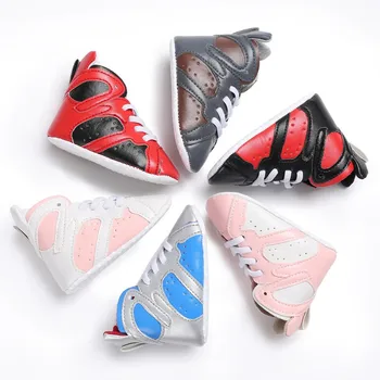 

PU Baby Boys Girls Casual Stitching Shoes Soft Sole Anti-slip First Walker