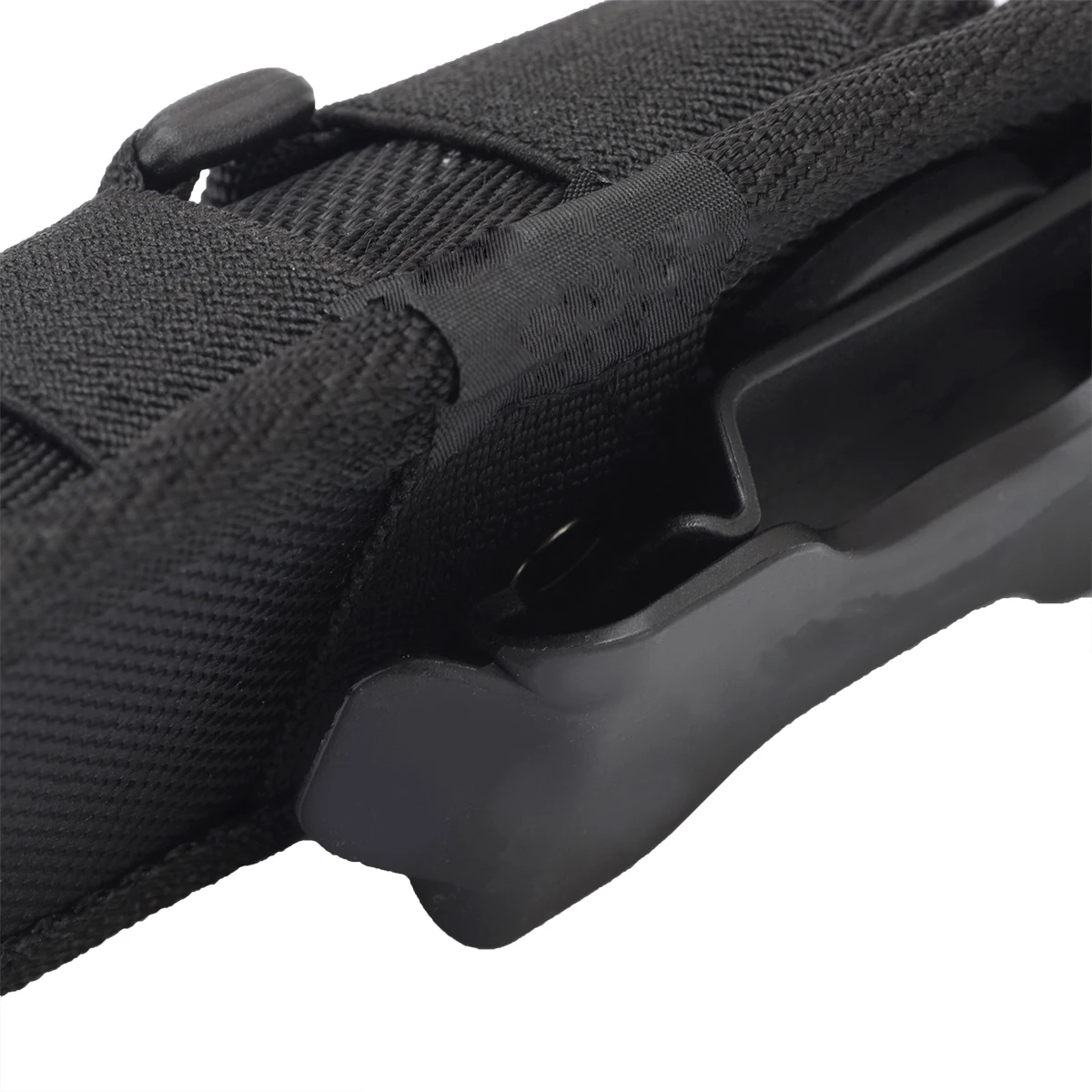 Mayitr Tactical Nylon Clip Flashlight Pouch Holster Torch Belt Case Cover Bag for Outdoor Sport Hunting Pouch
