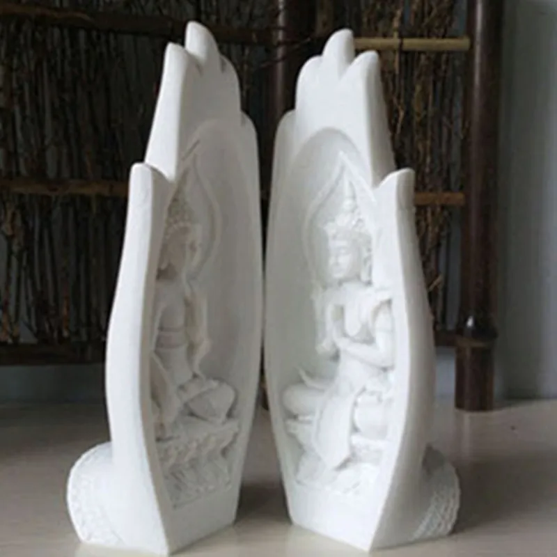 2 unids/set figura de Buda de piedra arenisca estatua de Buda estatuas de jardín escultura budismo estatuas para Decoración 2 unids/set figura de Buda de piedra arenisca estatua de Buda estatuas de jardín escultura budismo estatuas para Decoración