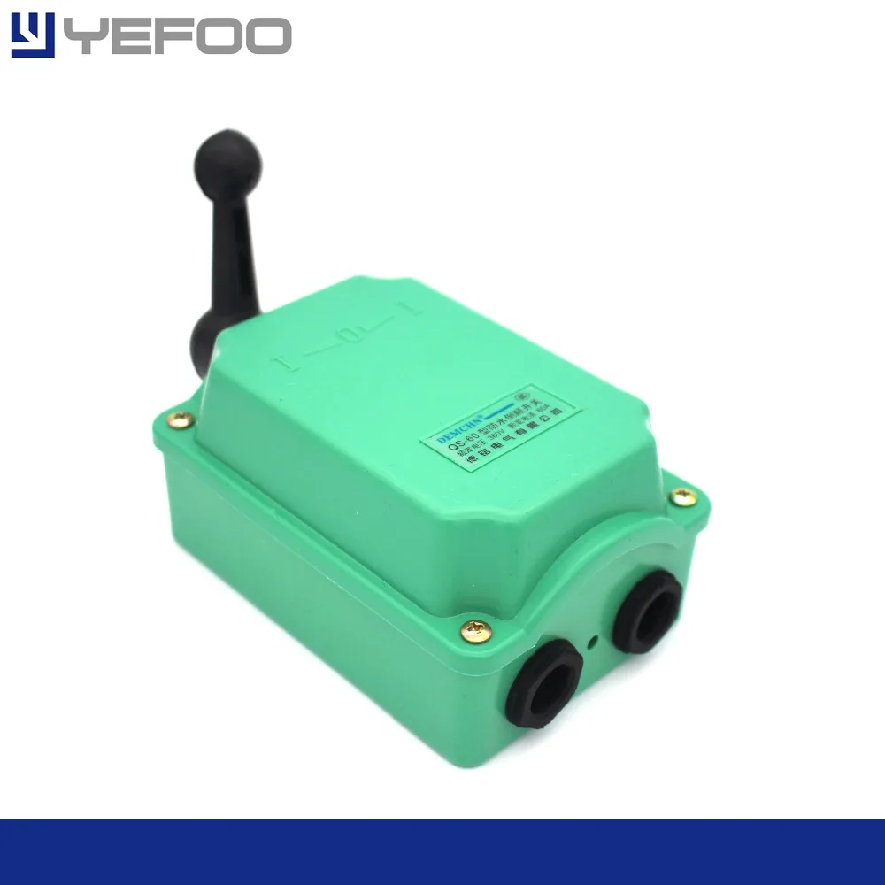 QS-30A / QS-60A 60Amp Rain Proof Reversing Drum Switch waterproof reverse 380v 220v | Обустройство дома
