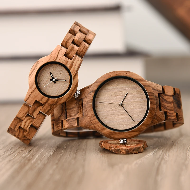 

DODO DEER Maple Wooden Watches for Men Women Two-tone Quartz Lovers Watch with Tool for Adjusting Size Dropshipping A06
