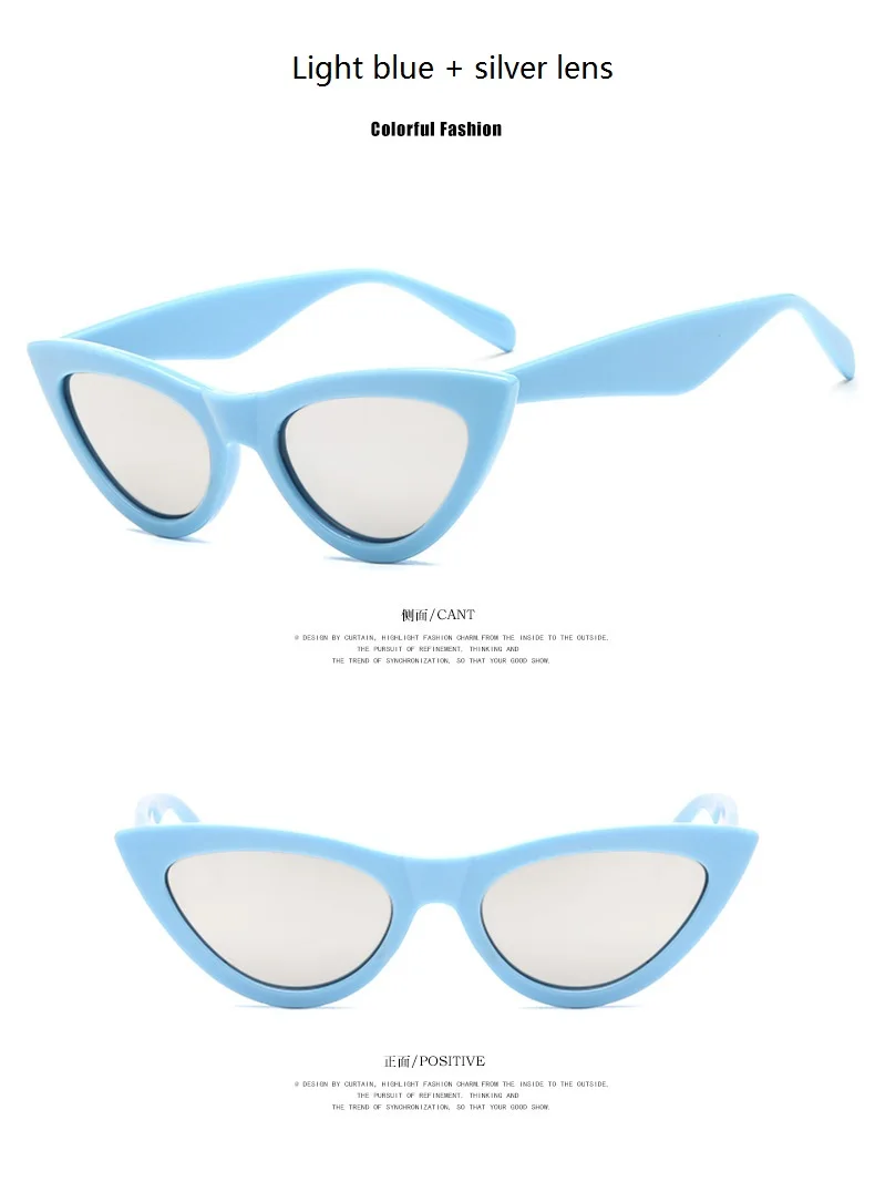 Кошачий глаз солнцезащитные очки женские солнцезащитные очки модные женские винтажные очки Женские Треугольные сексуальные ретро очки UV400