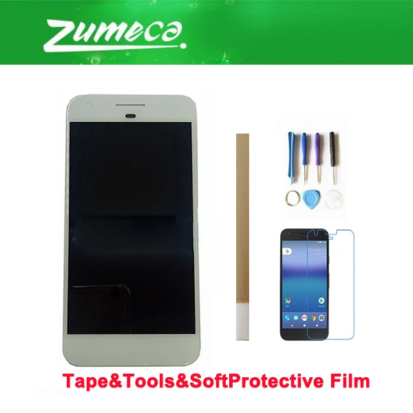 

5.0 Inch For HTC Google Pixel For HTC Nexus S1 LCD Display Screen+Touch Screen Digitizer Assembly White Black Color With Kits