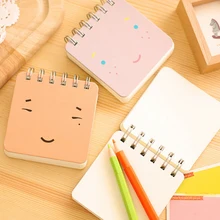 3 шт./партия Kawaii Мультфильм Экспрессия дизайн бумажный блокнот для школы дети катушки книга канцелярские принадлежности(tt-4672