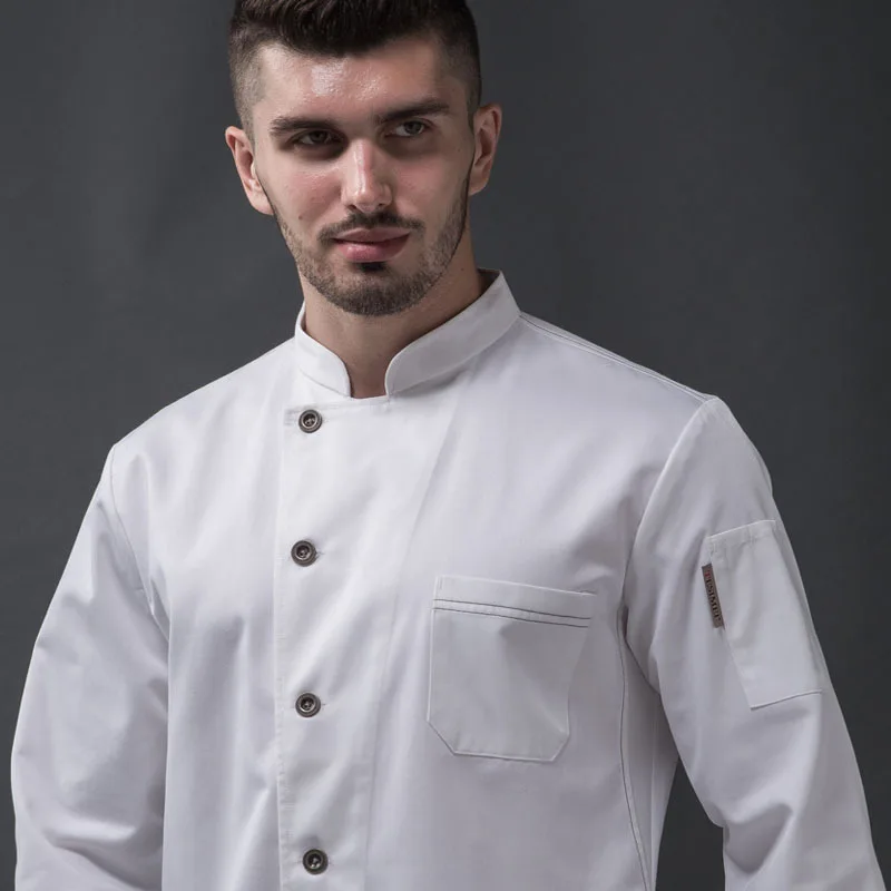 Женский комбинезон для шеф повара отелей кухни куртки пальто белая униформа