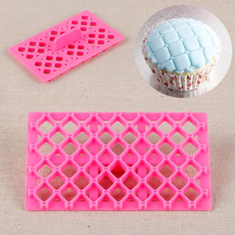 Vlinder Boog Strik Quilt Fondant Vierkante Cutter Rooster Cake Cupcake