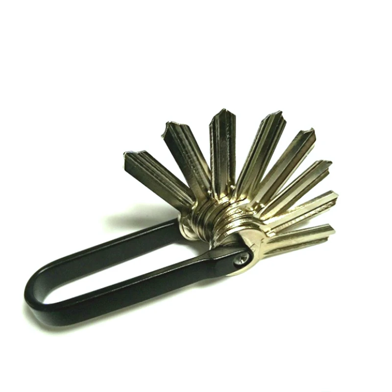 Pocket EDC Compact Keyring U Shape Holder Keys Organizer Clip Keychain Tool