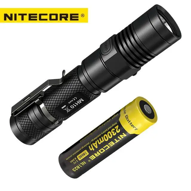  NITECORE MH10 1000 lúmenes U2 LED al aire libre linterna recargable portátil Cable de carga USB + 1