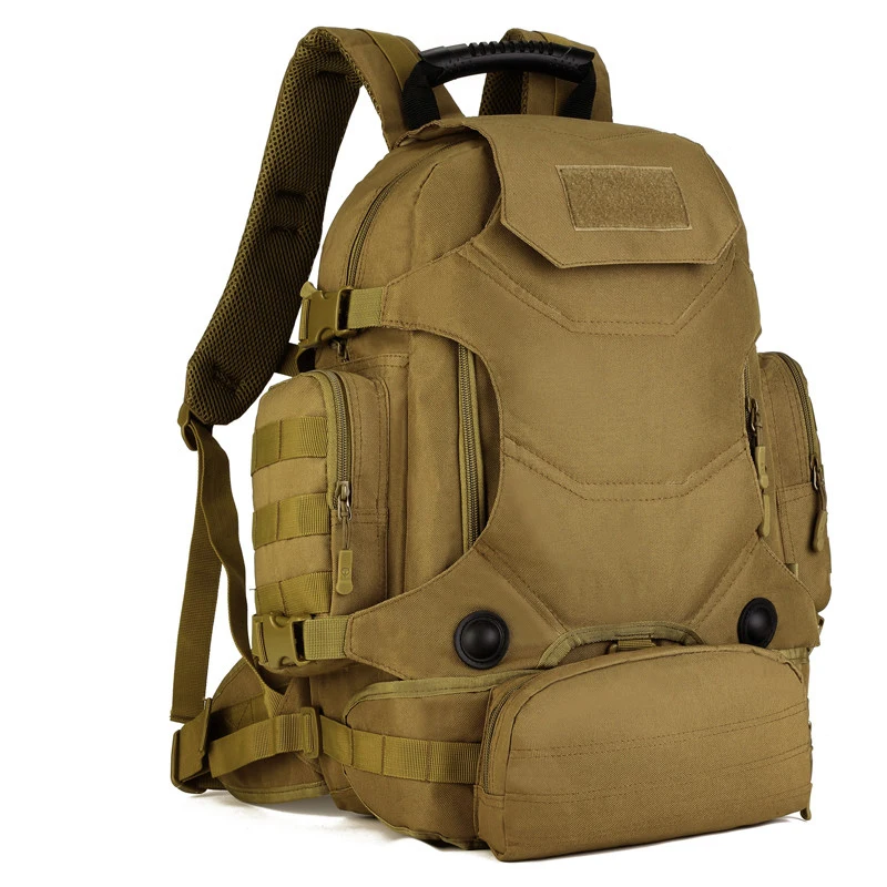 

2 Set New Military Tactical Backpack Camping Bags Mountaineering bag Men's Hiking Rucksack Travel Backpack+Waist Pack S053