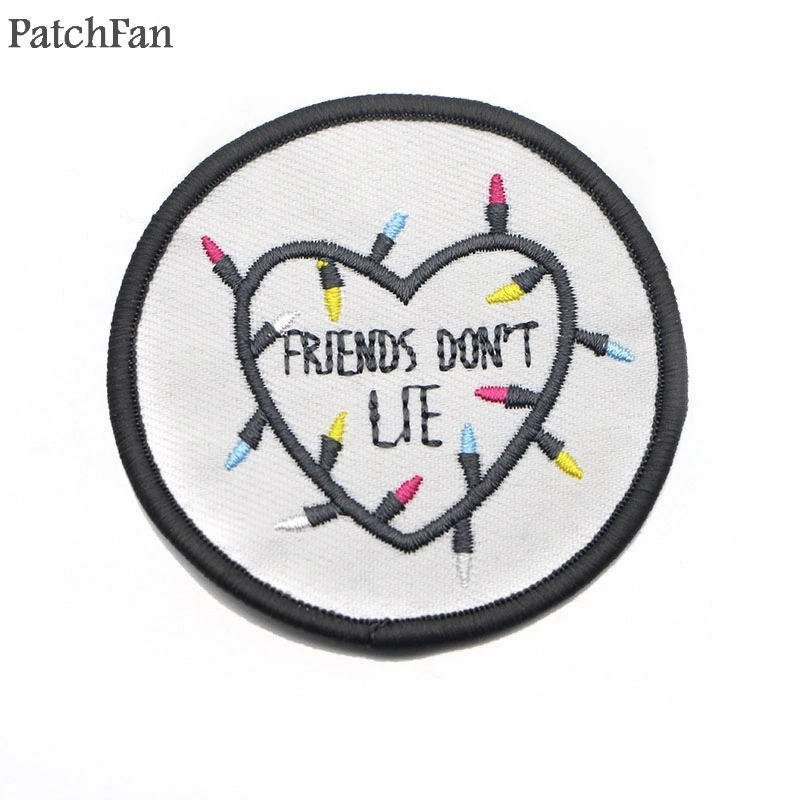 

5pcs/lot Patchfan Letter Stranger Things Iron on Patch