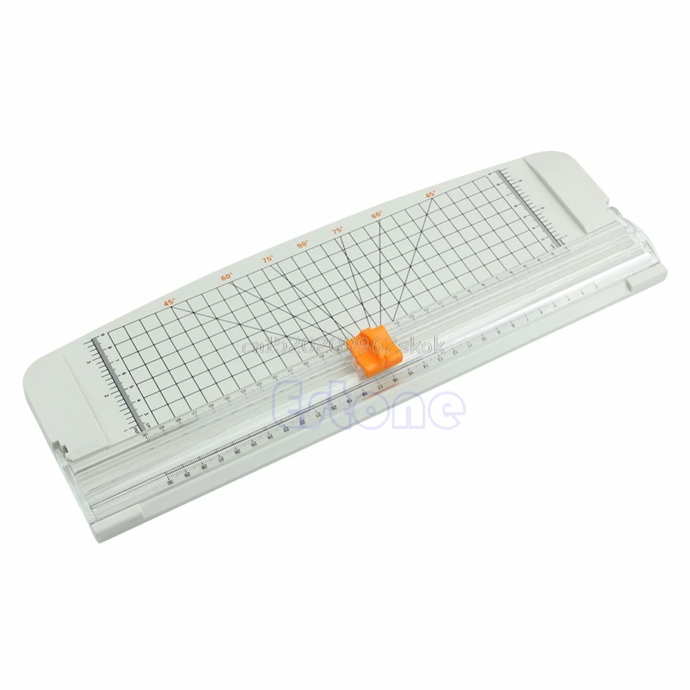 

Paper Cutter Trimmer Jielisi 909-4 A4 Guillotine Ruler Paper Cutter Trimmer Cutter White-Orange #H029#