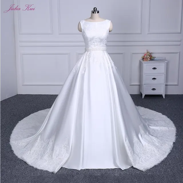 Satin Princess Wedding Dress