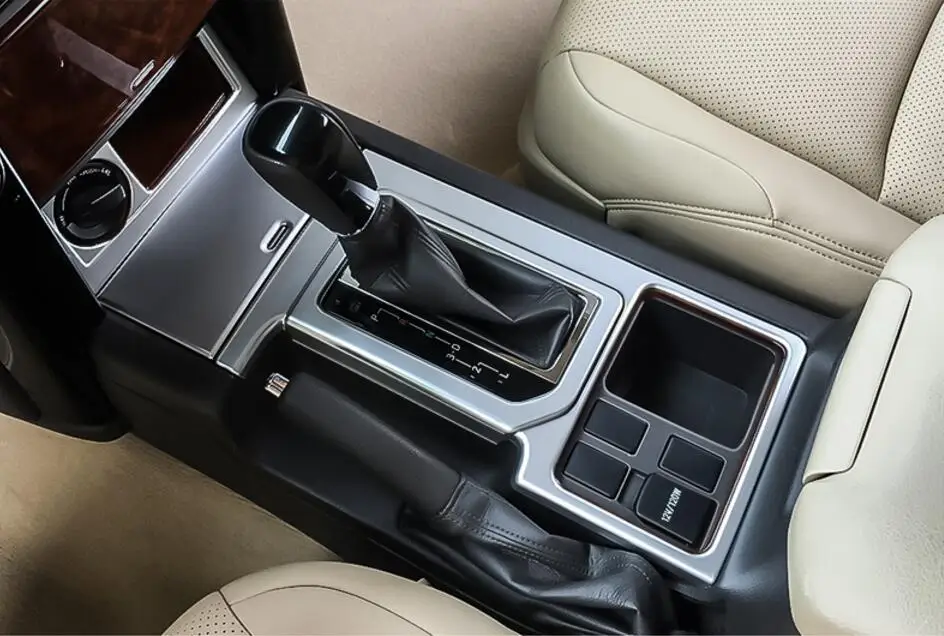 Para Toyota Land Cruiser Prado FJ150 2010-2017 Coperchio Della Scatola Del Cambio Tazza di Acqua Rifiniture Car- estilo Accesorios Para Toyota Land Cruiser Prado FJ150 2010-2017 Coperchio Della Scatola Del Cambio Tazza di Acqua Rifiniture Car- estilo Accesorios