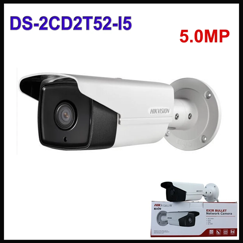 New English Version Hik POE IP Camera 5MP DS 2CD2T52 I5 stardot 4mm