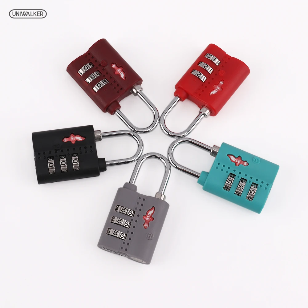 

UNIWALKER Lock TSA Resettable 3 Digit Combination Travel Luggage Suitcase Code Lock Padlock