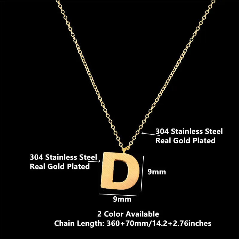 Name Jewelry Alphabet D Letter Pendant Charm Necklace Gold Silver Color Stainless Steel D Design Pendant Necklace For Women Gift In Chain Necklaces From Name Jewelry Alphabet D Letter Pendant Charm Necklace Gold Silver Color Stainless Steel D Design Pendant Necklace For Women Gift In Chain Necklaces From