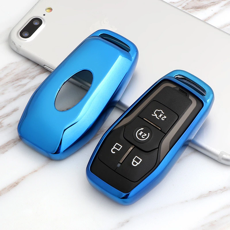 

10pcs Car Key Cover Case Bag Shell Holder Protection Skin For Ford Explorer/Taurus/Mondeo Keyless Entry Car Styling Key cover