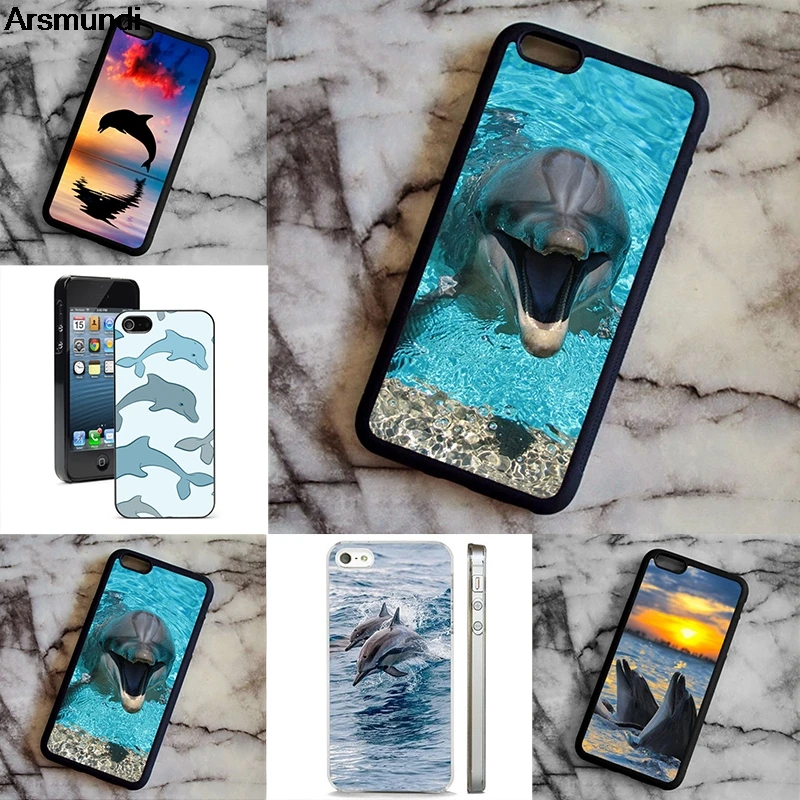 

Arsmundi Dauphin Smiling Cute Funny Phone Cases for iPhone 5C 5S 6S 7 8 XR XS Max For Samsung PLUS Case Soft TPU Rubber Silicone