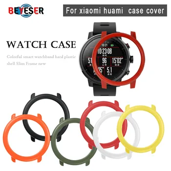 Slim PC Case Cover Protective Frame Shell for Xiaomi Huami Amazfit Pace Watch Colorful Replacement watch protector cases cover soft slicone protective case cover protector frame shell colorful slim for huami amazfit verge watch accessories