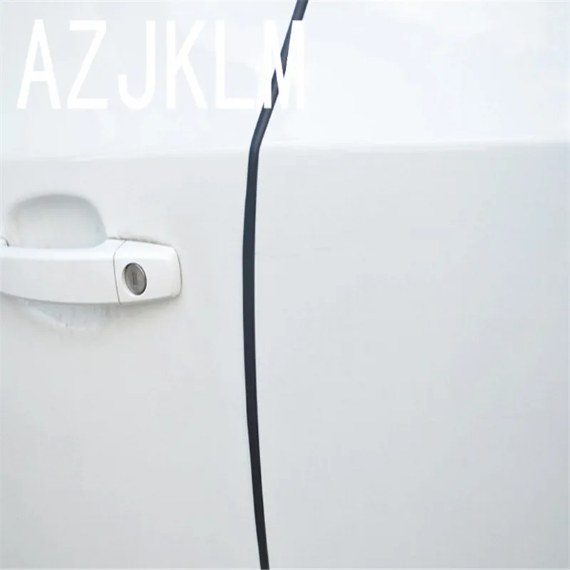5M White Car Door Edge Lip Strip Guard Protector Moulding Trim Anti Dent DIY
