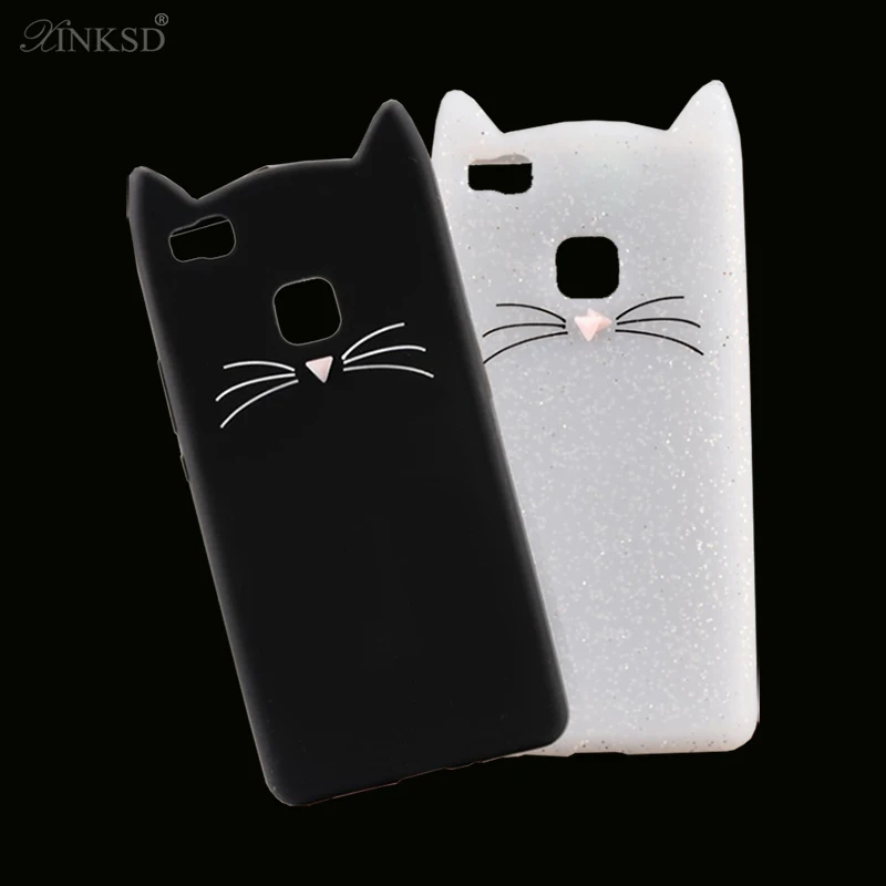 Ollivan-p9lite-3D-leuke-Snor-Kat-TPU-telefoon-case-voor-huawei-p9-lite-case-Silicone-Soft (1)