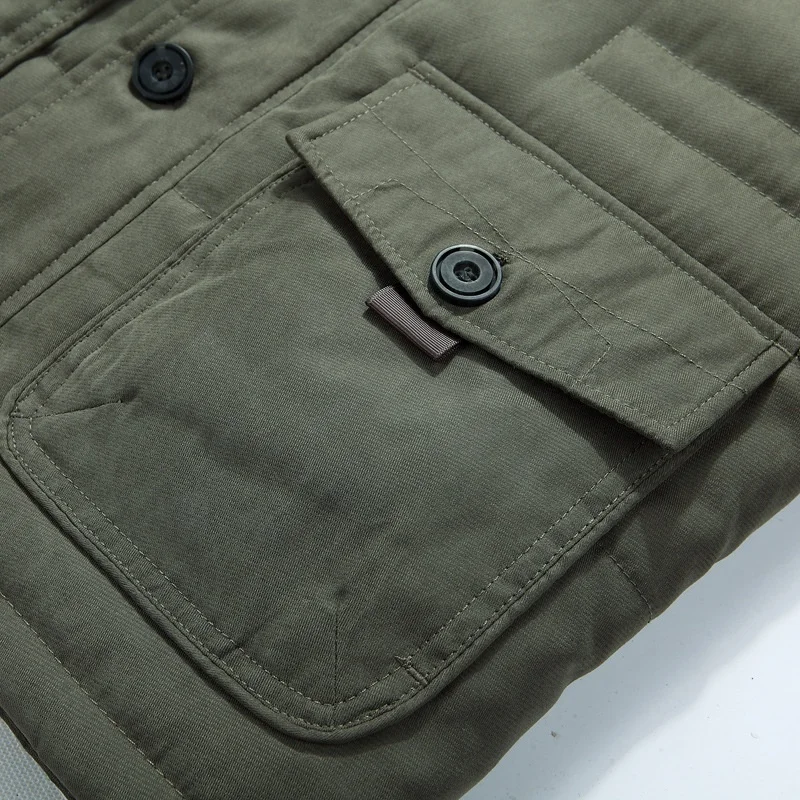 Günstige Parka Männer Mantel 2019 Winter Jacke Schlank Verdicken Fell Kapuze Marke Abnehmbare Outwear Parka Herren Windbreaker Armee Regenmantel Mantel