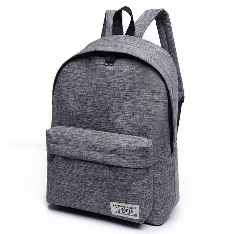 2018 Brand Canvas Men women Backpack College Students High Middle School Bags...