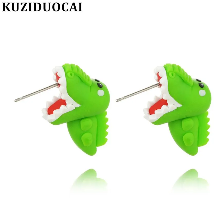 Новые модные ювелирные изделия Kuziduocai милые Необычные объемные серьги гвоздики с